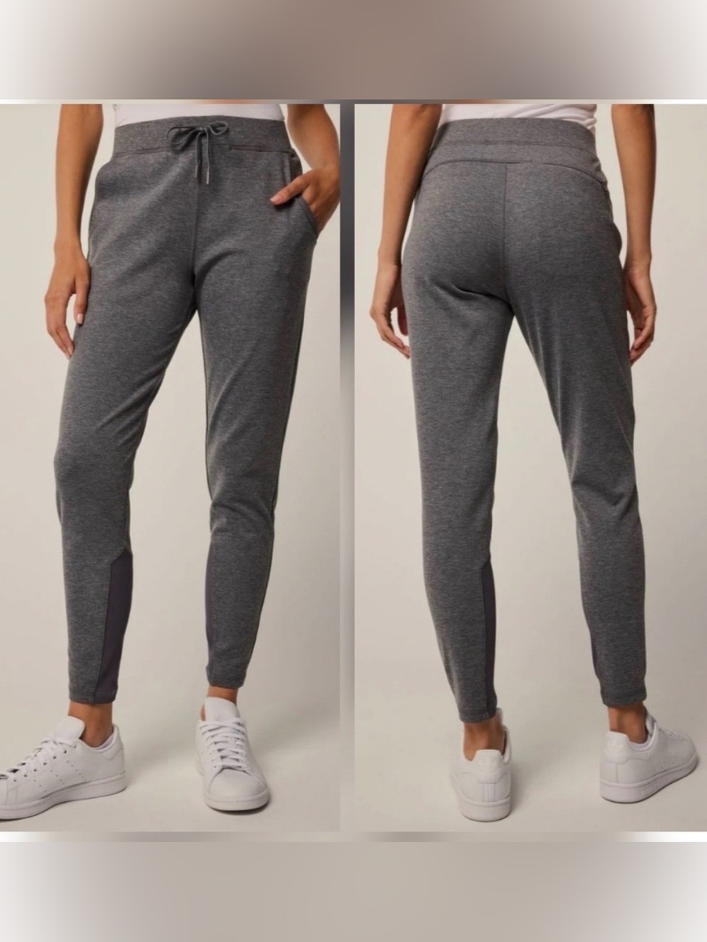 NEW Greyson Women's Sequoia Melange Joggers Smoke Heather Gray Grey Size Medium